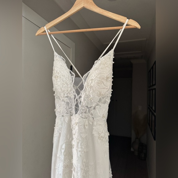 Elegant White Lace Women Dress - Picture 8 of 11